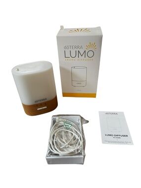 Dōterra LUMO Aroma Diffuser Original Box, Charger Adapter, Instructions Included